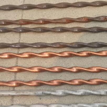 DELLOK Twisted Stainless Steel , Finned Copper Tube With Higher Heat Transfer Coefficient