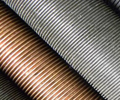 DELLOK Condenser Copper Finned Tube , C12200 / C12100 / C68700 / C70600 / C71500