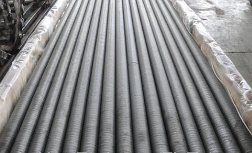 DELLOK Type KL footed helical aluminum 1060 heat exchanger finned tube, seamless stainless steel