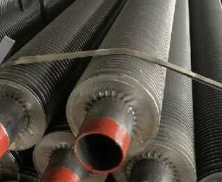 DELLOK Serrated extruded aluminum fin tubes, certificate EN10204 type 3.2